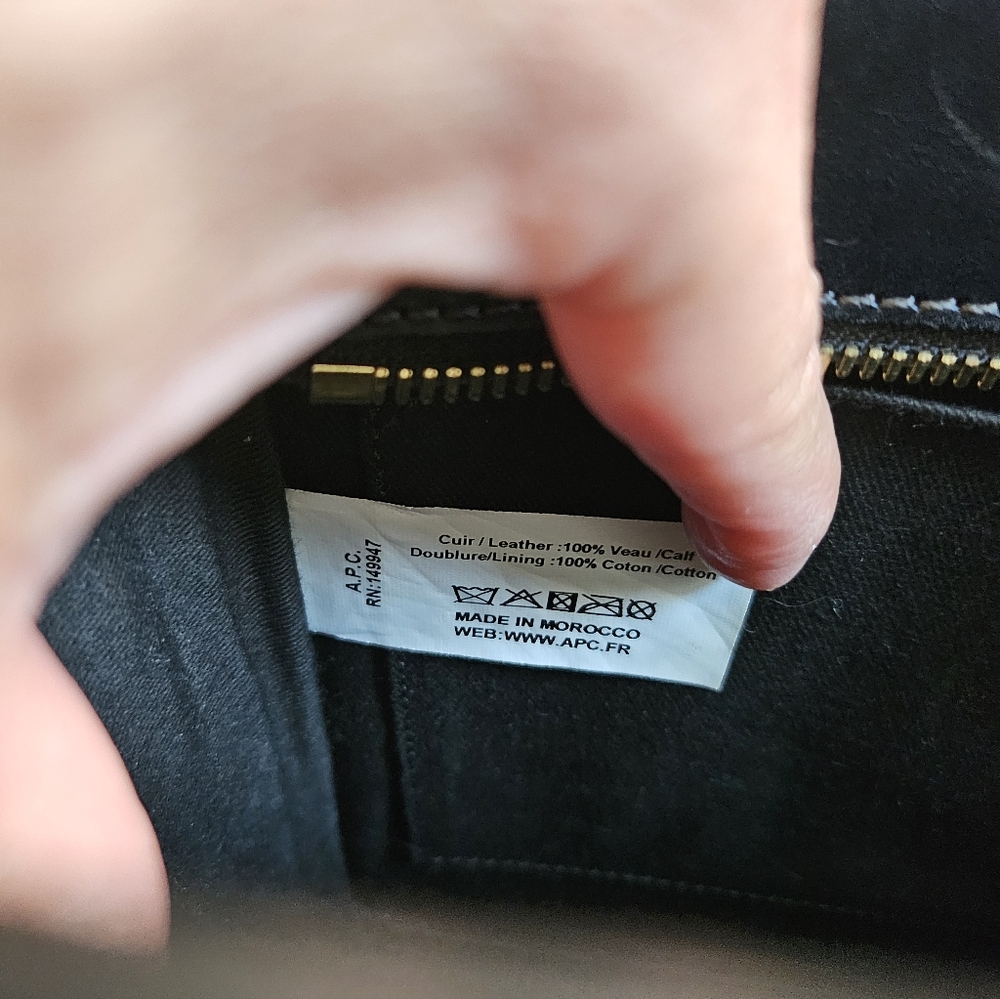 A.P.C. Albane Bag Black - Picture 8 of 13